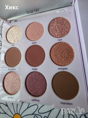 Tarte positive vibes палитра, снимка 4 - Декоративна козметика - 53682342