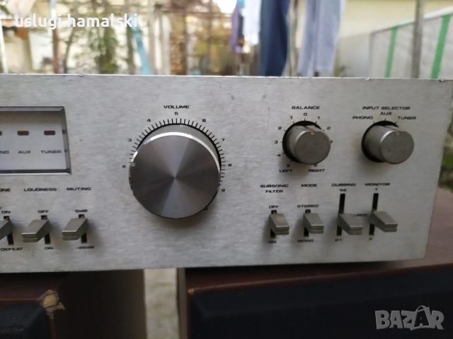 Ретро усилвател, снимка 3 - Ресийвъри, усилватели, смесителни пултове - 52805736