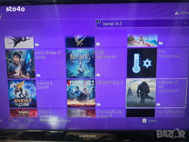 Хакнат Playstation 4 инсталирани игри 1тб хард, снимка 2 - PlayStation конзоли - 51761224