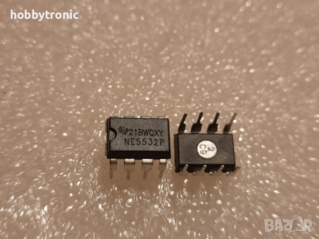 NE5532P DIP8 двоен операционен усилвател за аудио приложения , снимка 1