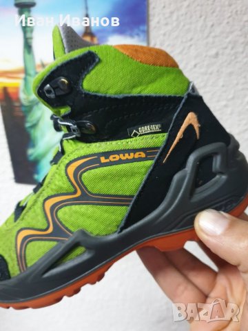 детски  туристически зимни обувки Lowa Innox Goretex Mid Junior номер 33, снимка 9 - Детски боти и ботуши - 38686000