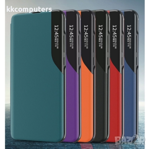 Xiaomi Poco C55/Redmi 12C/Redmi 11A Window Кожен Калъф и Протектор, снимка 2 - Калъфи, кейсове - 52624430