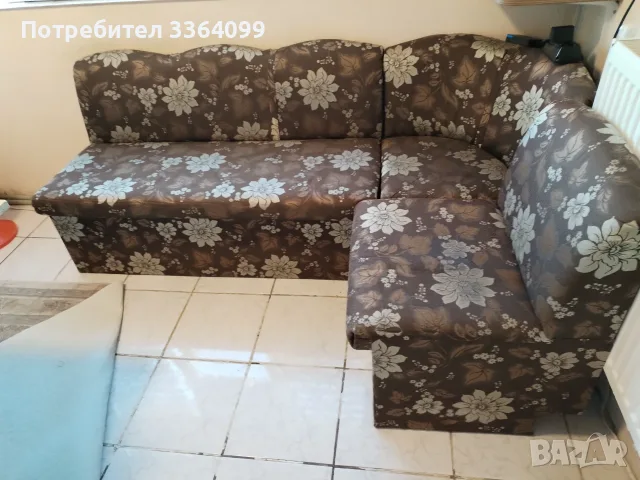 Кухненски ъгъл 180/110, снимка 5 - Дивани и мека мебел - 56347342
