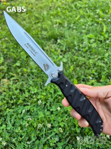 Руски сгъваем нож НОКС Финка-С,дизайн А.Бирюков, снимка 10 - Ножове - 51058738