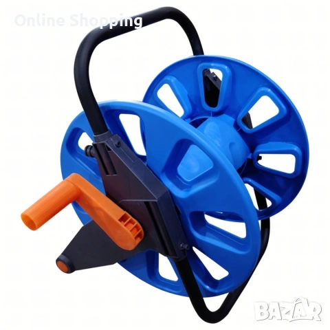 Преносима макара за градински маркуч, снимка 3 - Напояване - 53375435