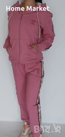 Дамски екип Внос от Турция Доставка до 3 дни с преглед и тест Материята е памук и еластан. Логото е , снимка 9 - Спортни екипи - 51617170