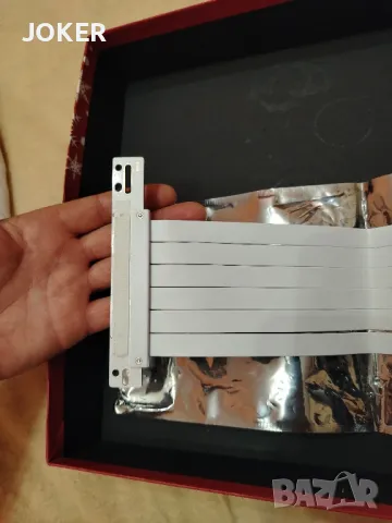 Cable PCIe 4.0 x16 кабел удължител, бял 35cm , снимка 6 - Кабели и адаптери - 47777474