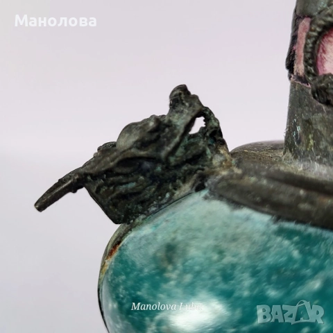 Тибетска бутилка за енфие., снимка 5 - Антикварни и старинни предмети - 52024035