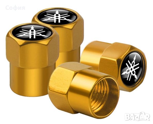 Нови метални капачки за винтили за Ямаха Yamaha и други автомобили НАЛИЧНО, снимка 3 - Аксесоари и консумативи - 44243390