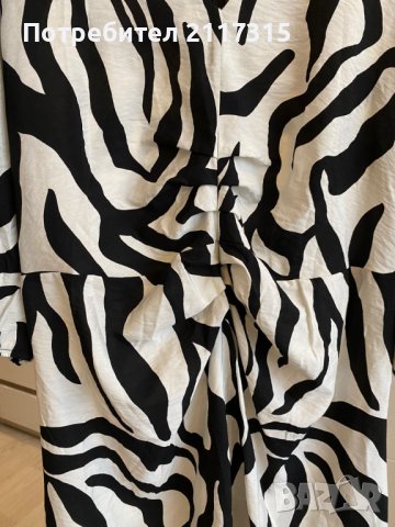 Дамска черно бяла Рокля, снимка 3 - Други - 42209856
