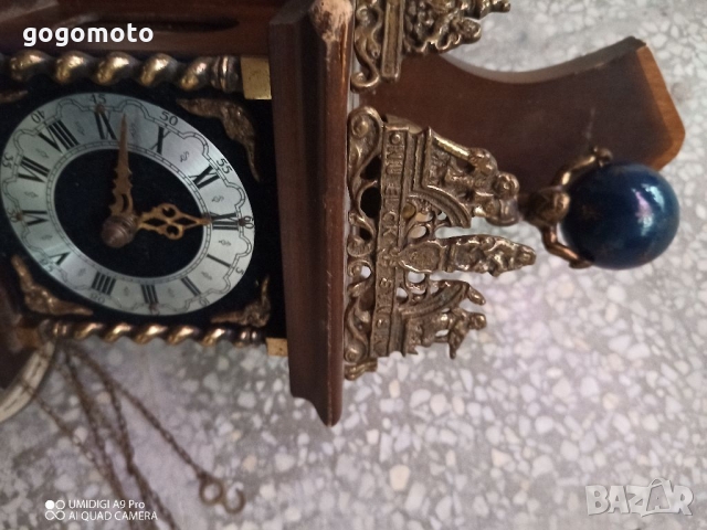ПРОДАДЕН Оригинален стар холандски стенен часовник Zaanse АTLAS, снимка 16 - Антикварни и старинни предмети - 36076612