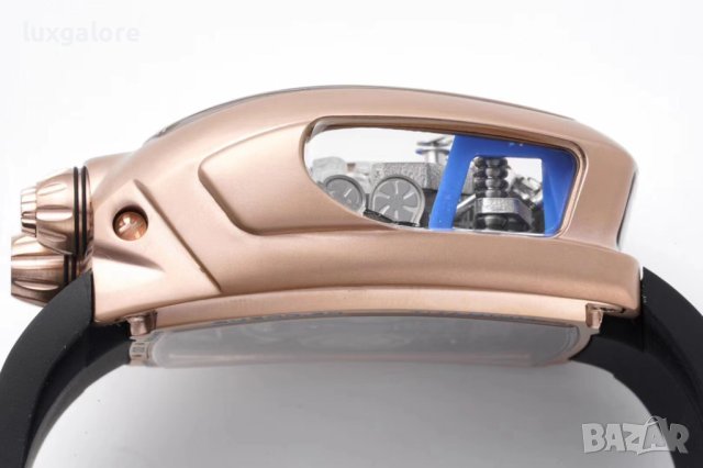 Мъжки часовник Jacob& Co Bugatti Chiron W-16 с автоматичен механизъм, снимка 5 - Луксозни - 42113948