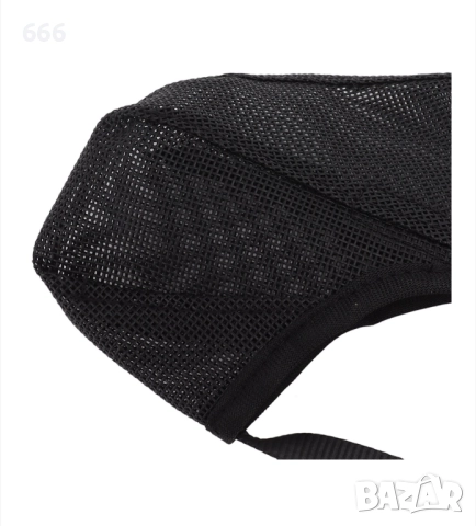 Намордник за кучета, мрежест, черен, 13x16 см, снимка 3 - За кучета - 52579265