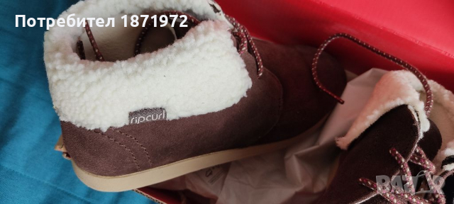 Продавам нови ,велурени дамски обувки Rip Curl , номер 38., снимка 11 - Дамски боти - 36161693