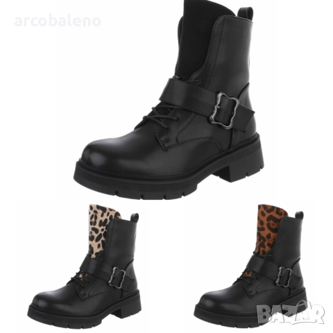 Дамски класически боти до глезена, 3цвята 