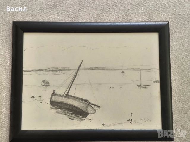 рисунка лодка