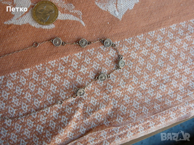 Старо сребърно колие, снимка 4 - Антикварни и старинни предмети - 53132414