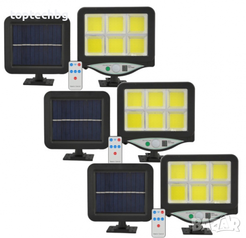 3броя 600W Соларен прожектор с 5м кабел, снимка 1