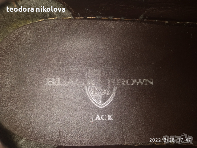 Спортни обувки BLACK BROWN 1826 JACK, снимка 7 - Спортни обувки - 36260112