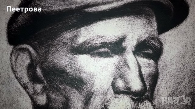 Литография на рисунка върху картон, средата на миналия век., снимка 4 - Картини - 35813228