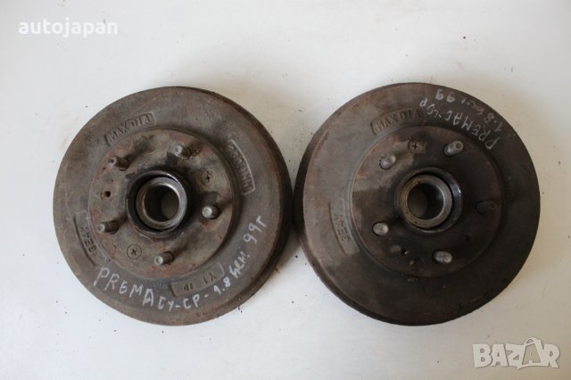Задни барабани с лагер главина Мазда премаси цп 1.8 99г Mazda premacy cp 1.8 1999
