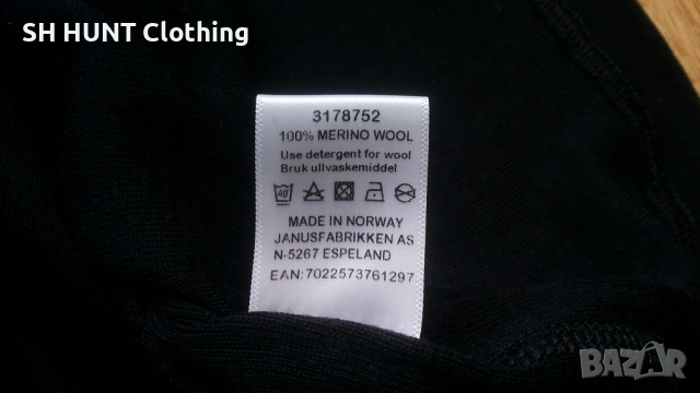 JANUS Thermo Underwear 100% Merino Wool размер L термо блуза 100% Мерино вълна - 2356, снимка 10 - Блузи - 53802003