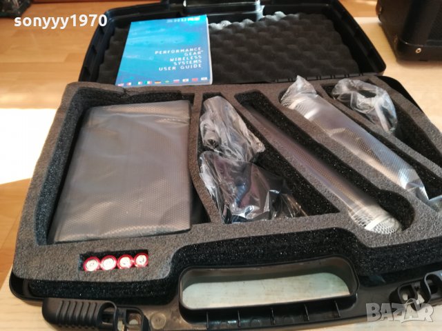 shure wireless microphone x 2 2402221530, снимка 5 - Микрофони - 35903601