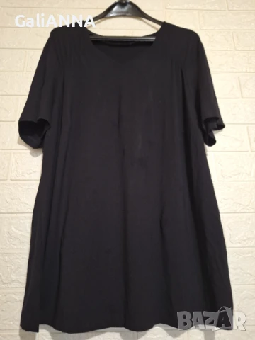 СТРАХОТНА ТУНИКА ЧЕРЕН ЦВЯТ 3XL-4XL