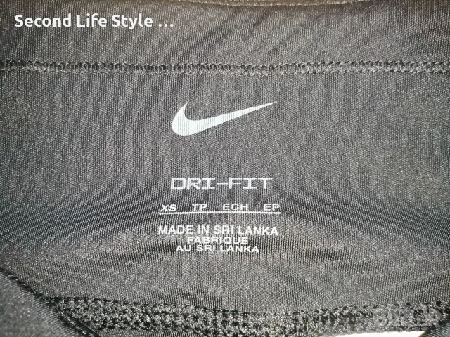 Nike Dri-FIT оригинален дамски клин под коляното - капри панталон р-р XS, снимка 6 - Клинове - 55730375