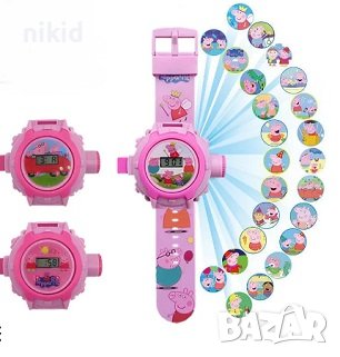 3D Пепа Пиг peppa pig Джордж детски часовник прожектор, снимка 6 - Детски - 30031010