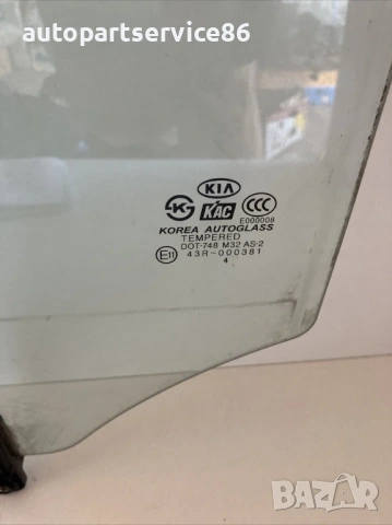 Задно ляво стъкло прозорец за врата за KIA Sportage 2.0 16V (2007), снимка 2 - Части - 53371871