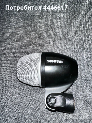 Shure PG52 - Микрофон за Бас каса и бас кабинети, снимка 3 - Микрофони - 50958834