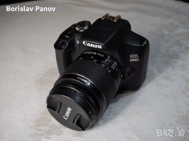 Фотоапарат Canon EOS 200D + китов обектив 18-55mm – втора употреба