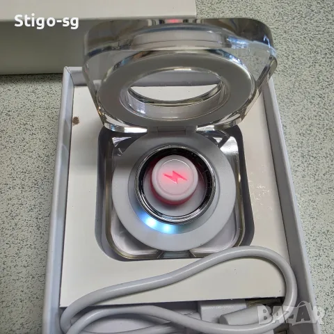 Смарт пръстен Smart Health Ring - Размер 11 (Сребрист) | Пулс, Сън, Фитнес 