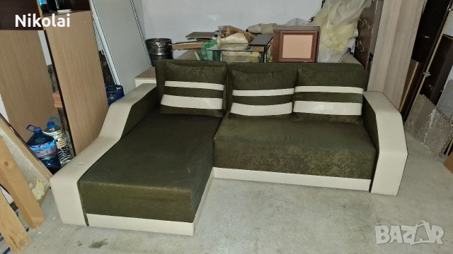 ъглов диван, снимка 2 - Дивани и мека мебел - 53535258