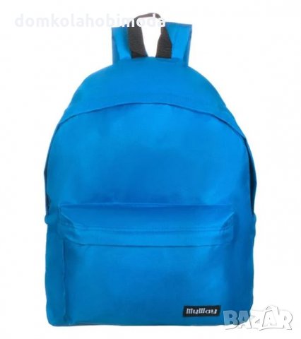 Раница с една преграда и един джоб, С Меки презрамки, 31x13x41 см