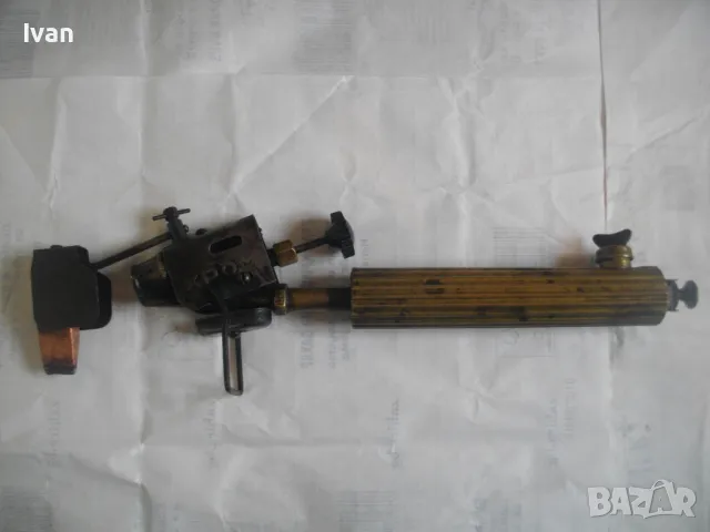 БЪЛГАРСКА БЕНЗИНОВА ГОРЕЛКА С ПОЯЛНИК ХРОМ СИЛИСТРА СТАРО КАЧЕСТВО 90-ТЕ ГОДИНИ ОТЛИЧНА, снимка 3 - Поялници и запояване - 48234564