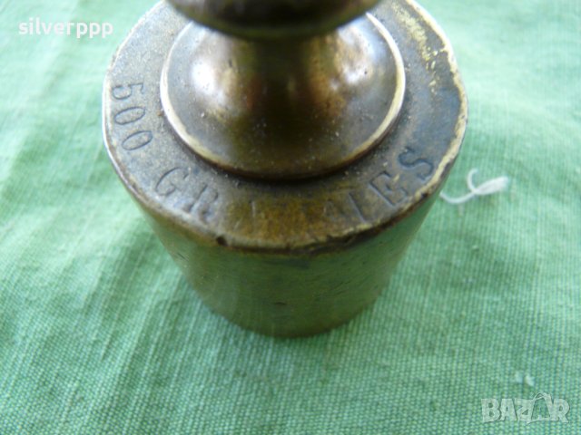  Стара бронзова тежест за везна , снимка 3 - Други ценни предмети - 41771168