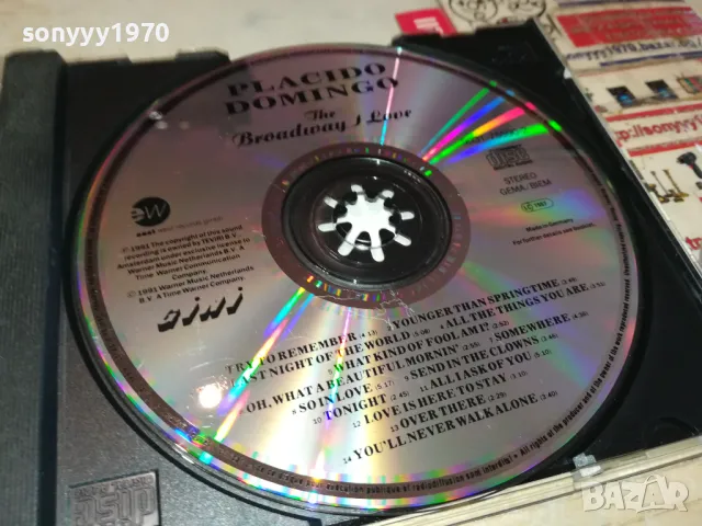 PLACIDO DOMINGO ORIGINAL CD-ВНОС GERMANY 2802251106, снимка 2 - CD дискове - 49311059