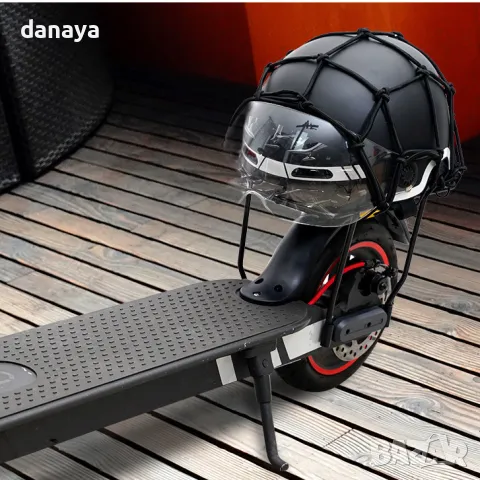 5670 Еластична мрежа за багажник на мотор велосипед тротинетка, снимка 6 - Аксесоари за велосипеди - 49341849