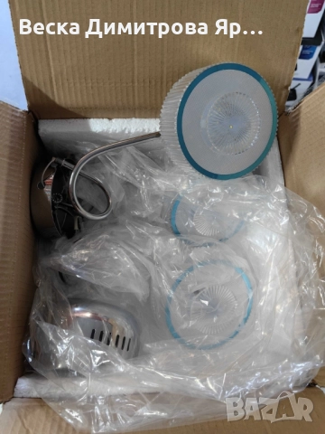 Стилен LED спот с 3 светлини, снимка 5 - Лампи за таван - 52097075