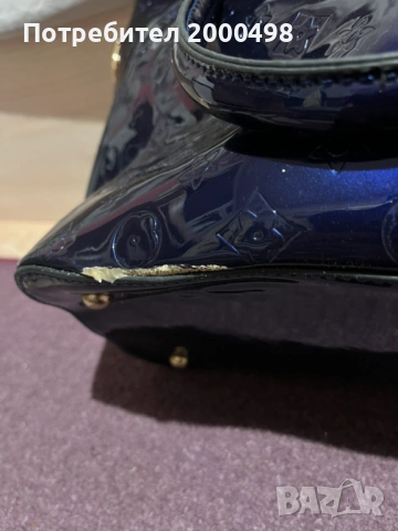 Тъмно синя дамска чанта, снимка 5 - Чанти - 53817765