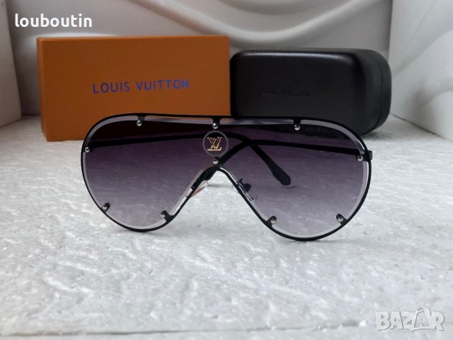 Louis Vuitton 2023 висок клас мъжки слънчеви очила маска