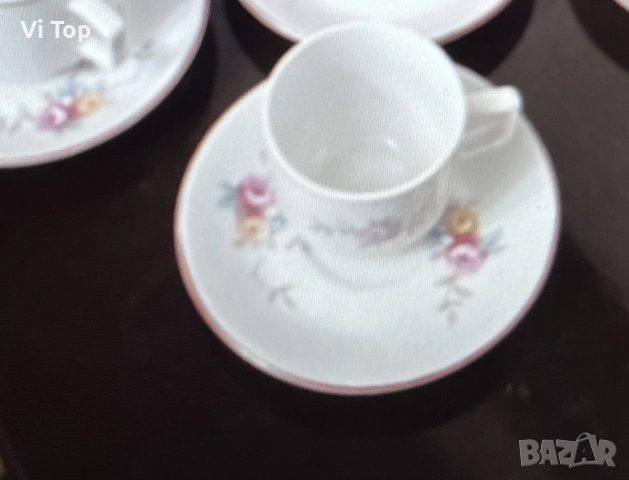 Сервиз на Китка за кафе .Нов, снимка 2 - Сервизи - 51787109