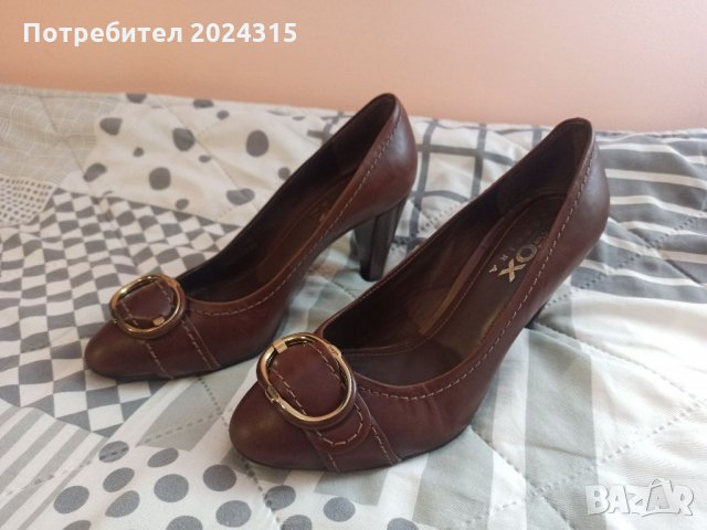 Geox Respira - дамски супер елегантни обувки от естествена кожа, снимка 1 - Дамски обувки на ток - 34400281