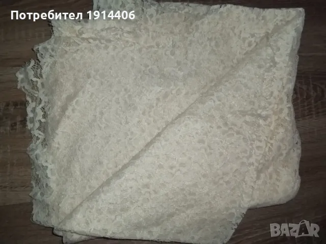 Дантела високо качество, цвят екрю, снимка 9 - Други - 48867151