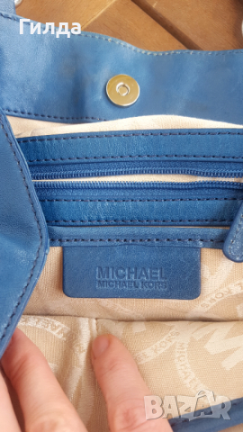 чанта Michael Kors  естествена кожа, снимка 11 - Чанти - 36198572