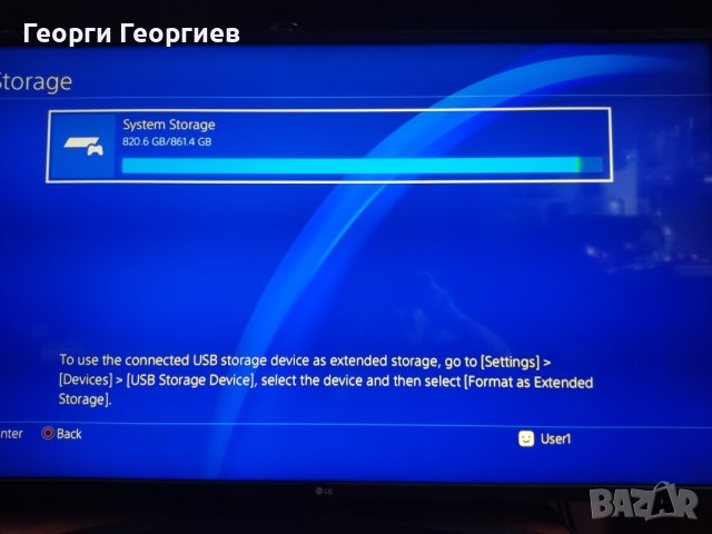 Перфектна конзола Playstation 4 с firmware 9.00, снимка 4 - PlayStation конзоли - 44179220