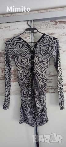 Бутикова туника с връзки, снимка 1