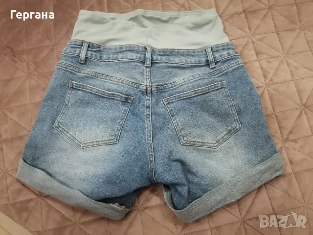 Къси дънкови панталони за бременни Reserved , снимка 2 - Дрехи за бременни - 48543812